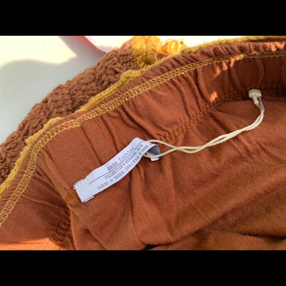 SOLD ZARA TRAFALUC Festival Boho Coachella Shorts Sz S - Picture 6 of 8